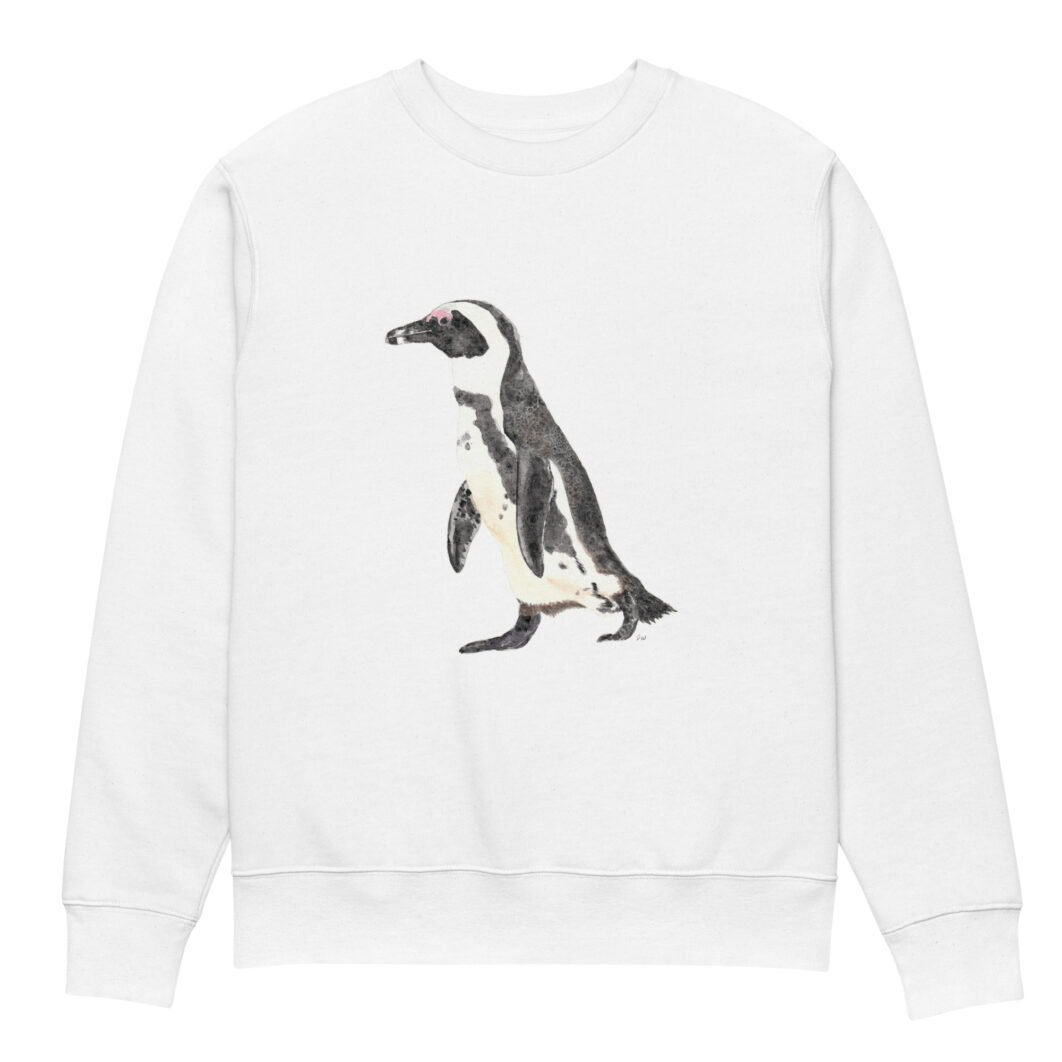 African penguin walking (unisex eco sweatshirt) – Men