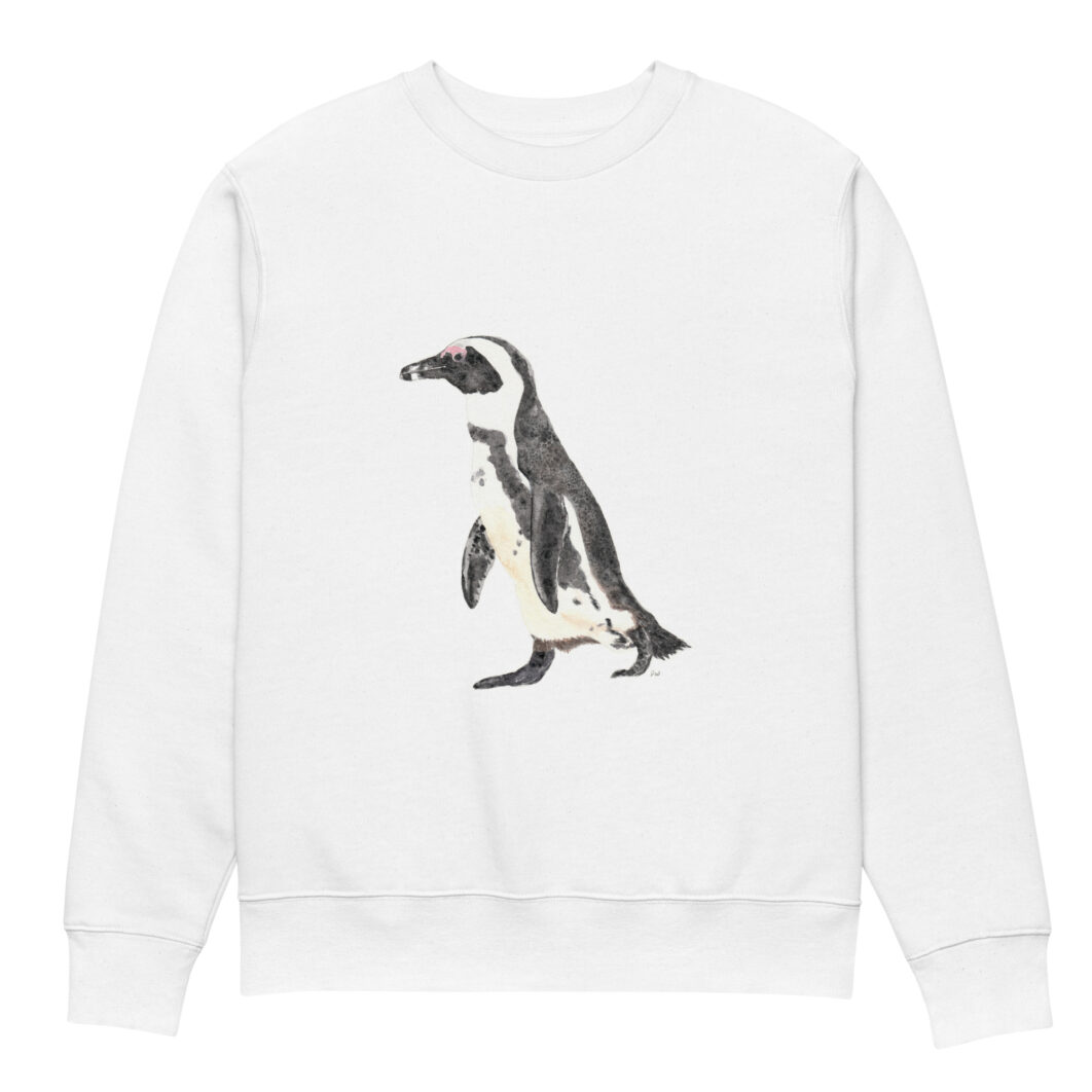 African penguin walking (unisex eco sweatshirt) – Women