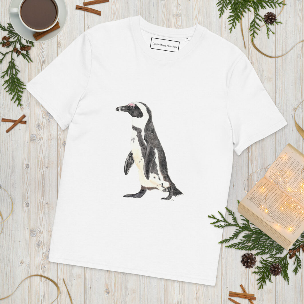 African penguin walking (unisex organic cotton t-shirt) - Image 6