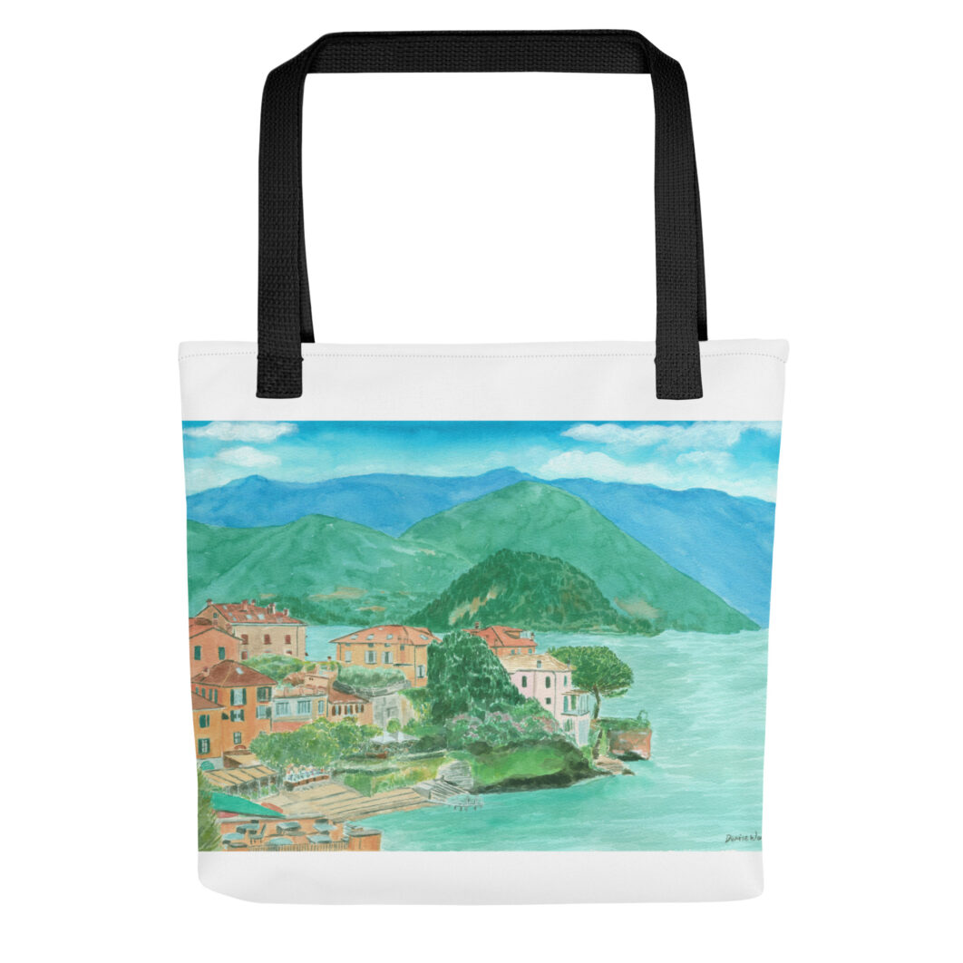 Italian villas on Lake Como, Lombardy, Italy (tote bag)